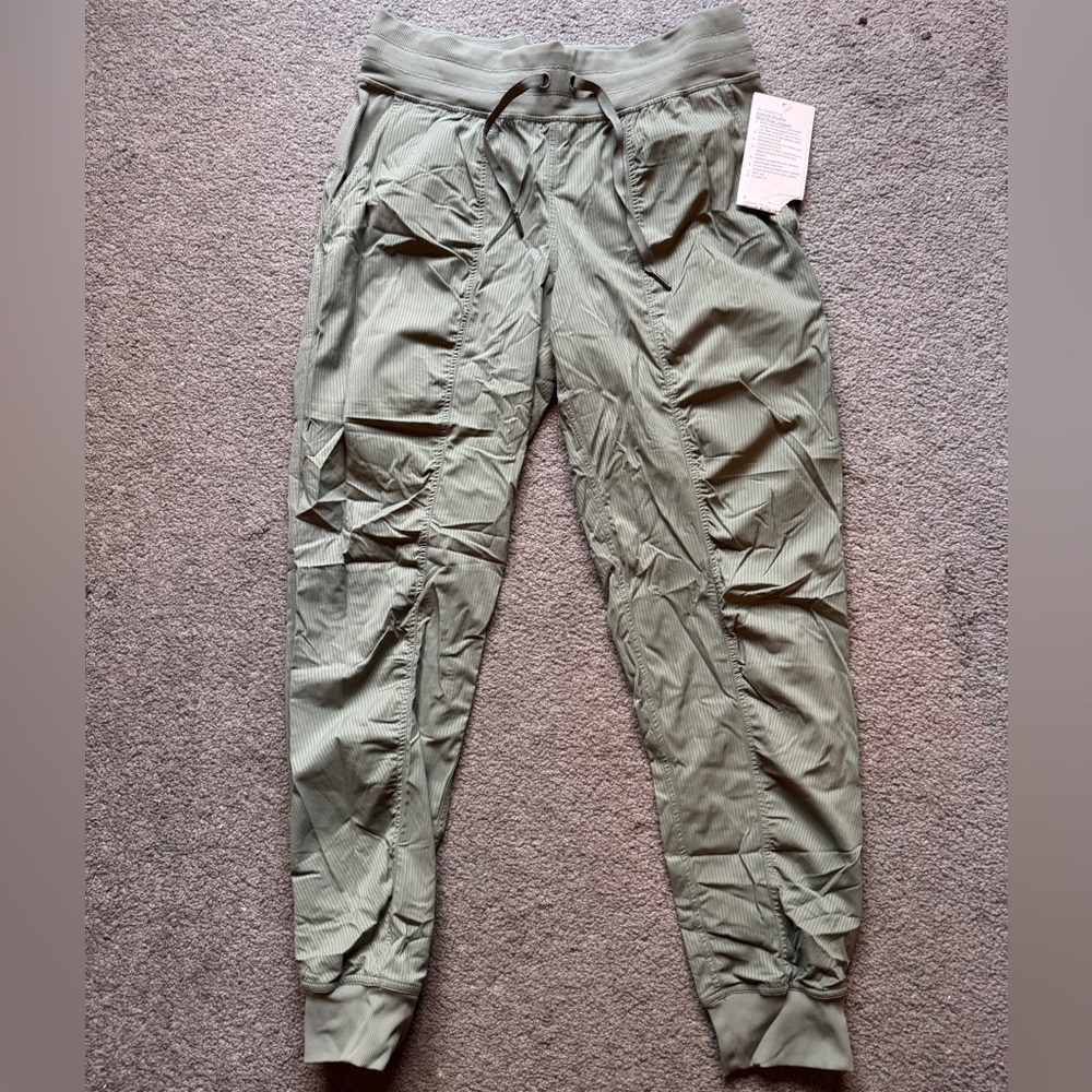 lululemon athletica dance studio mid rise jogger grey eucalyptus